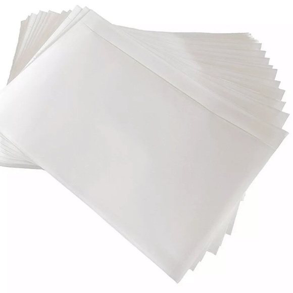 100 Clear Adhesive Sleeve Shipping Label Pouch - Picture 5 of 5